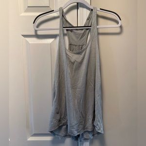 Grey lululemon racerback tank top